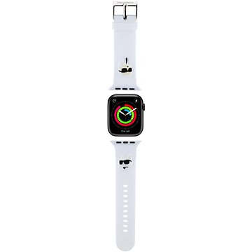 E-shop Karl Lagerfeld Karl and Choupette Head NFT für Apple Watch 38/40 Weiß