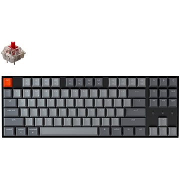 Keychron K8 TKL Gateron Hot-Swappable Red Switch Mechanical - US