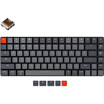 Keychron K3 TKL Ultra-Slim Low Profile Hot-Swappable Optical Brown Switch - US
