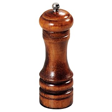 Kesper Mlýnek na koření z gumovníkového dřeva - tmavý, výška 16,5 cm