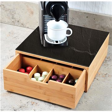 E-shop Kesper Box für Kaffeekapseln / Teebeutel, Bambus