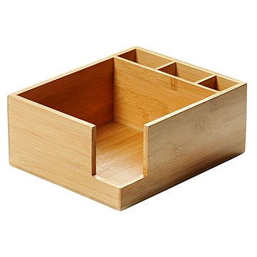 Kesper Box na ubrousky a příbory, bambus 21,5x18 cm
