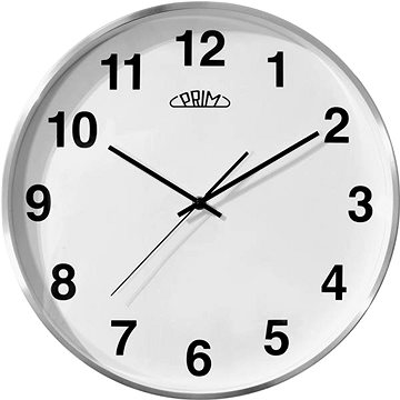 PRIM Nástěnné plastové hodiny Alfa E01P.4049.70