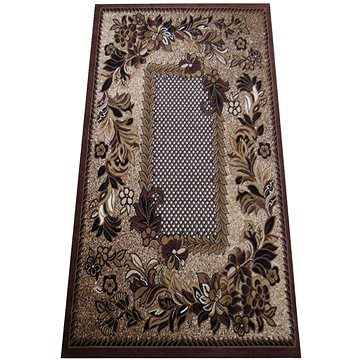 Kusový koberec Alfa hnědý 01 -90 × 310 cm
