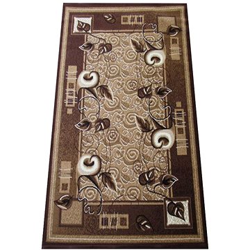 Kusový koberec Alfa hnědý 11 -90 × 310 cm