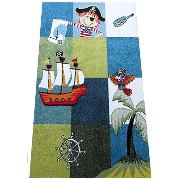 Dětský kusový koberec Pirát 120 × 170