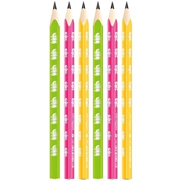 E-shop KEYROAD Neon JUMBO Bleistift HB - dreieckig - 6er-Pack