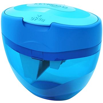 E-shop KEYROAD TRI Plus Spitzer mit Auffangbehälter - blau