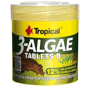 Tropical 3-Algae Tablets B 50 ml 36 g 200 ks