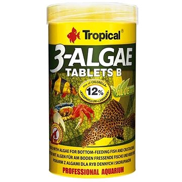 Tropical 3-Algae Tablets B 250 ml 150 g 830 ks