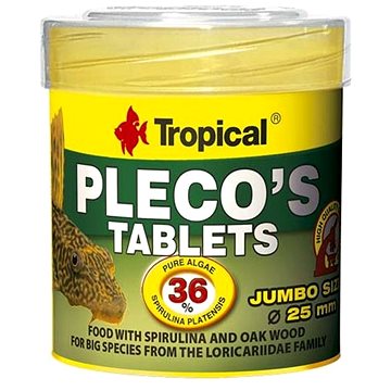 Tropical Pleco's Tablets 50 ml 30 g 11 ks