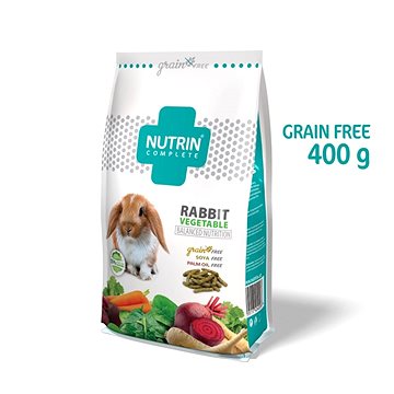Nutrin Complete GRain-Free Vegetable Králik 400 g