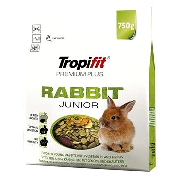 Tropifit Premium Plus Rabbit Junior pre mladých králikov 750g