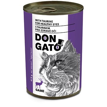 Don Gato Konzerva pre mačky so zverinou 415 g
