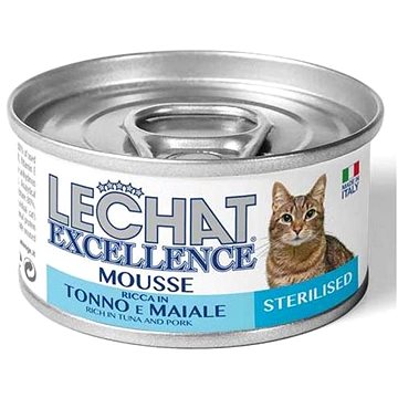 Monge Lechat Excellence Mousse Pena s tuniakom a bravčovým mäsom pre kastrované mačky 85 g