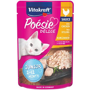 Vitakraft Cat mokré krmivo Poésie Délice kuracie Junior 85 g
