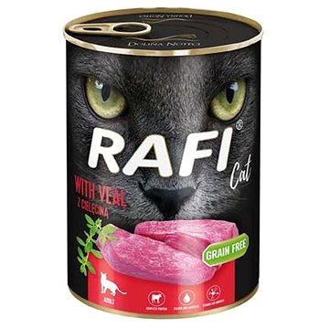 Rafi Cat Grain Free konzerva s teľacím mäsom 400 g