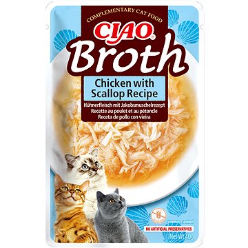 Ciao Churu Cat Broth kuracia a hrebenatková receptúra 40 g