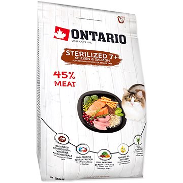 Ontario Cat Sterilised 7+ 2 kg