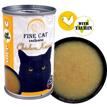 Fine Cat Exclusive polievka pre mačky kuracie 158 g