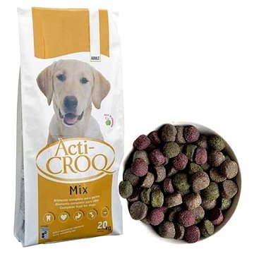 Acti-Croq MIX plnohodnotné krmivo pre dospelých psov všetkých plemien 20 kg