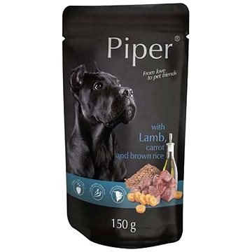 Piper Adult jahňa, mrkva a hnedá ryža 150 g