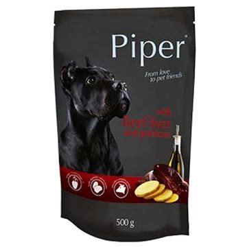 Piper Adult vrecko pre psov hovädzia pečeň a zemiaky 400g