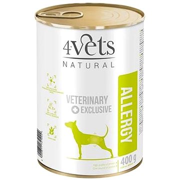 4Vets Natural Veterinary Exclusive allergy Dog Lamb 400 g