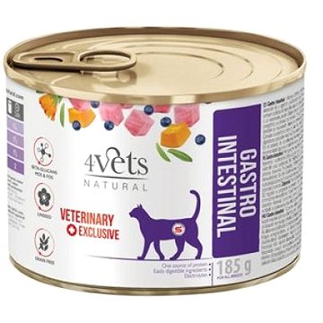 4Vets Natural Veterinary Exclusive Gastro Intestinal Cat 185 g