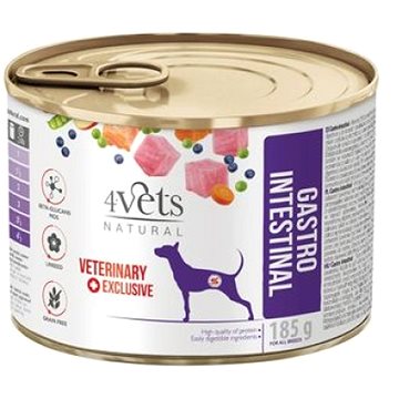 4Vets Natural Veterinary Exclusive Gastro Intestinal Dog 185 g