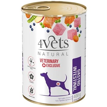 4Vets Natural Veterinary Exclusive Gastro Intestinal Dog 400 g