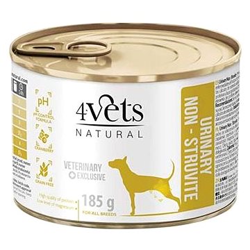 4Vets Natural Veterinary Exclusive Urinary SUPPORT Dog 185 g