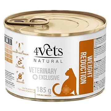 4Vets Natural Veterinary Exclusive Weight Reduction Cat 185 g