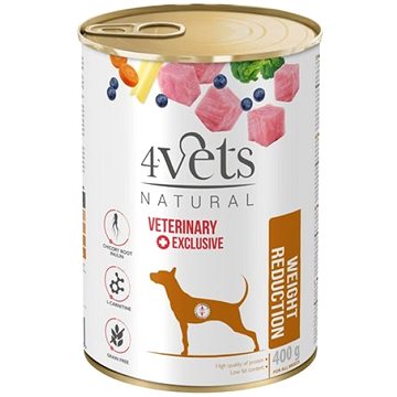 4Vets Natural Veterinary Exclusive Weight Reduction Dog 400 g