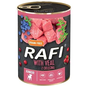 Rafi Junior paštéta teľacia s čučoriedkami a brusnicami 400 g
