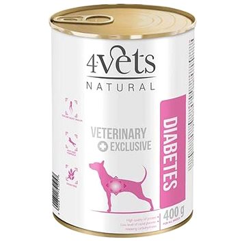 4Vets Natural Veterinary Exclusive Diabetes 400 g