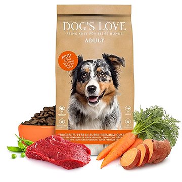 Dog's Love granule Hovädzie Adult 12 kg