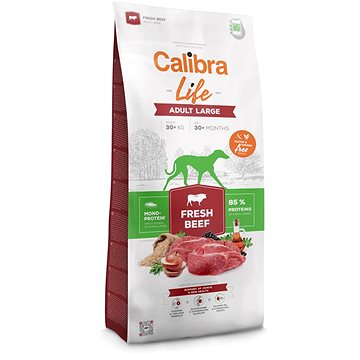 Calibra Dog Life adult large fresh beef 12 kg