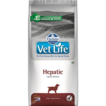 Vet Life Natural Dog Hepatic 12 kg