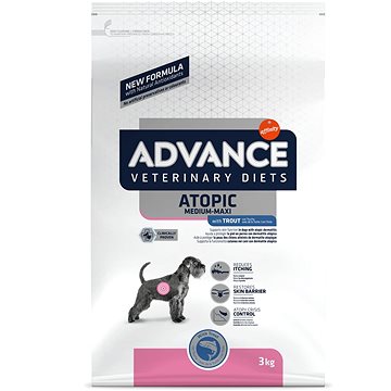 Advance-VD Dog Avet Dog Atopic med/max pstruh 3 kg