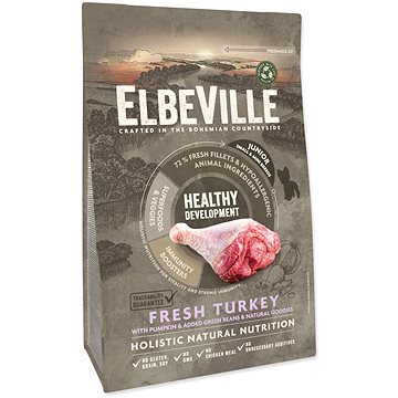 Elbeville Puppy and Junior Mini Healthy Development Fresh Turkey 4 kg