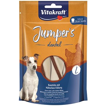 Vitakraft Dog dentálna starostlivosť Jumpers dental twisted kuracia L 150 g