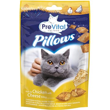 PreVital Pillows Vankúšiky s kuracím plnené syrom 60 g