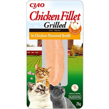 Ciao Churu Cat Grilled kuracie filé v ochutenom vývare 25 g
