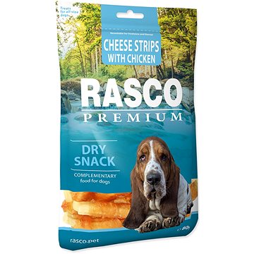 Rasco Premium Pochúťka syrové prúžky obalené kuracím 80 g
