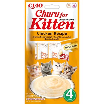 Ciao Churu Kitten Chicken Recipe 4× 14 g