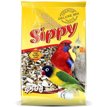 Sippy deluxe pre malých a stredných papagájov 450 g