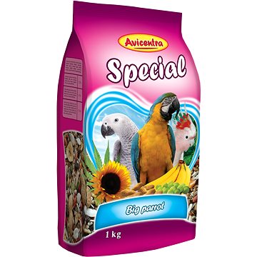 Avicentra Speciál, veľký papagáj, 1 kg