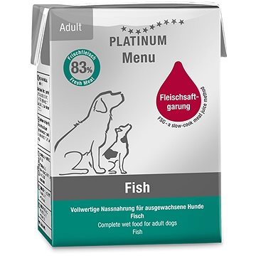 Platinum natural menu pure fish ryby 375 g