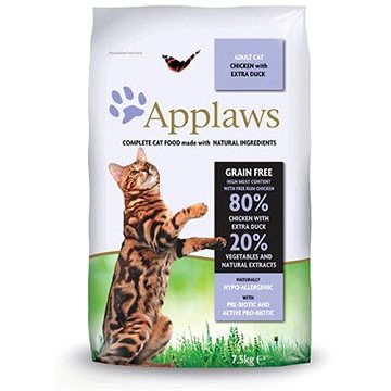 Applaws granule Cat Adult kura s kačkou 7,5 kg